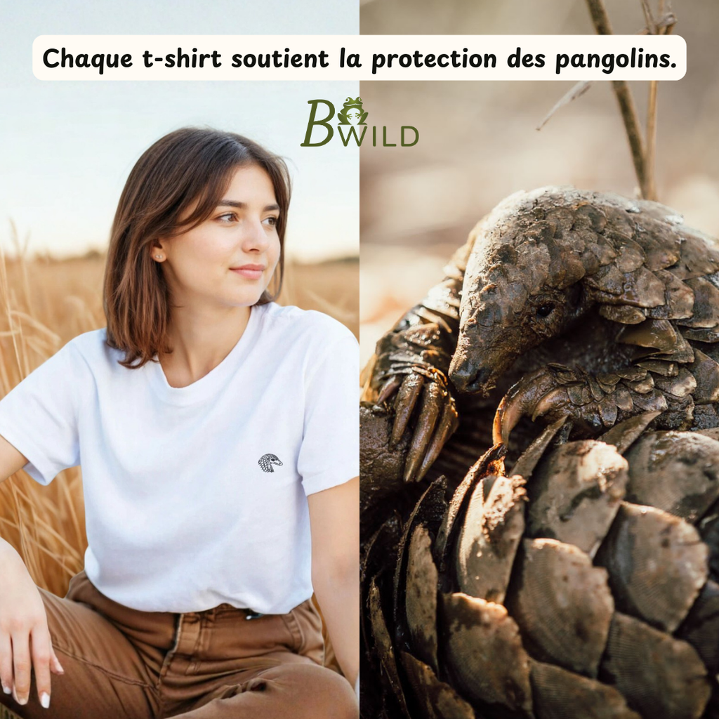 T-Shirt 'Sauve un pangolin'
