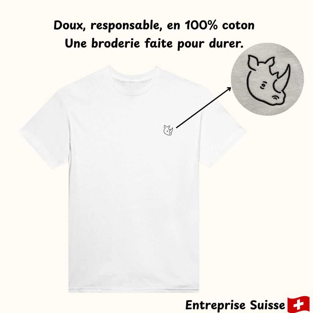 T-Shirt 'Sauve un Rhino'