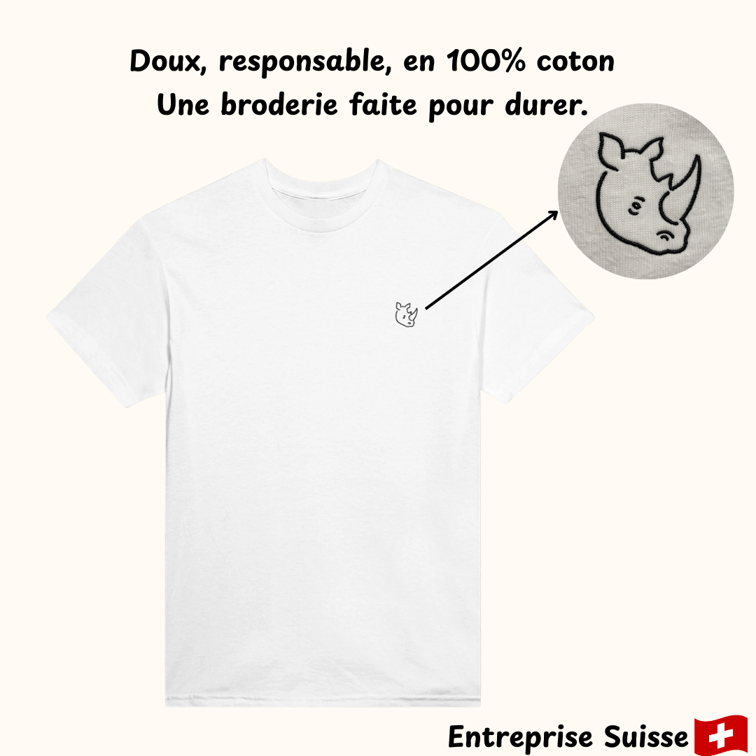 T-Shirt 'Sauve un Rhino'