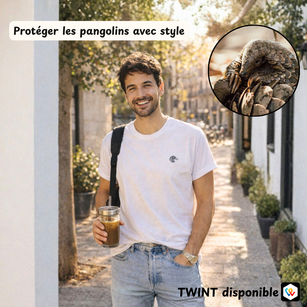 T-Shirt 'Sauve un pangolin'