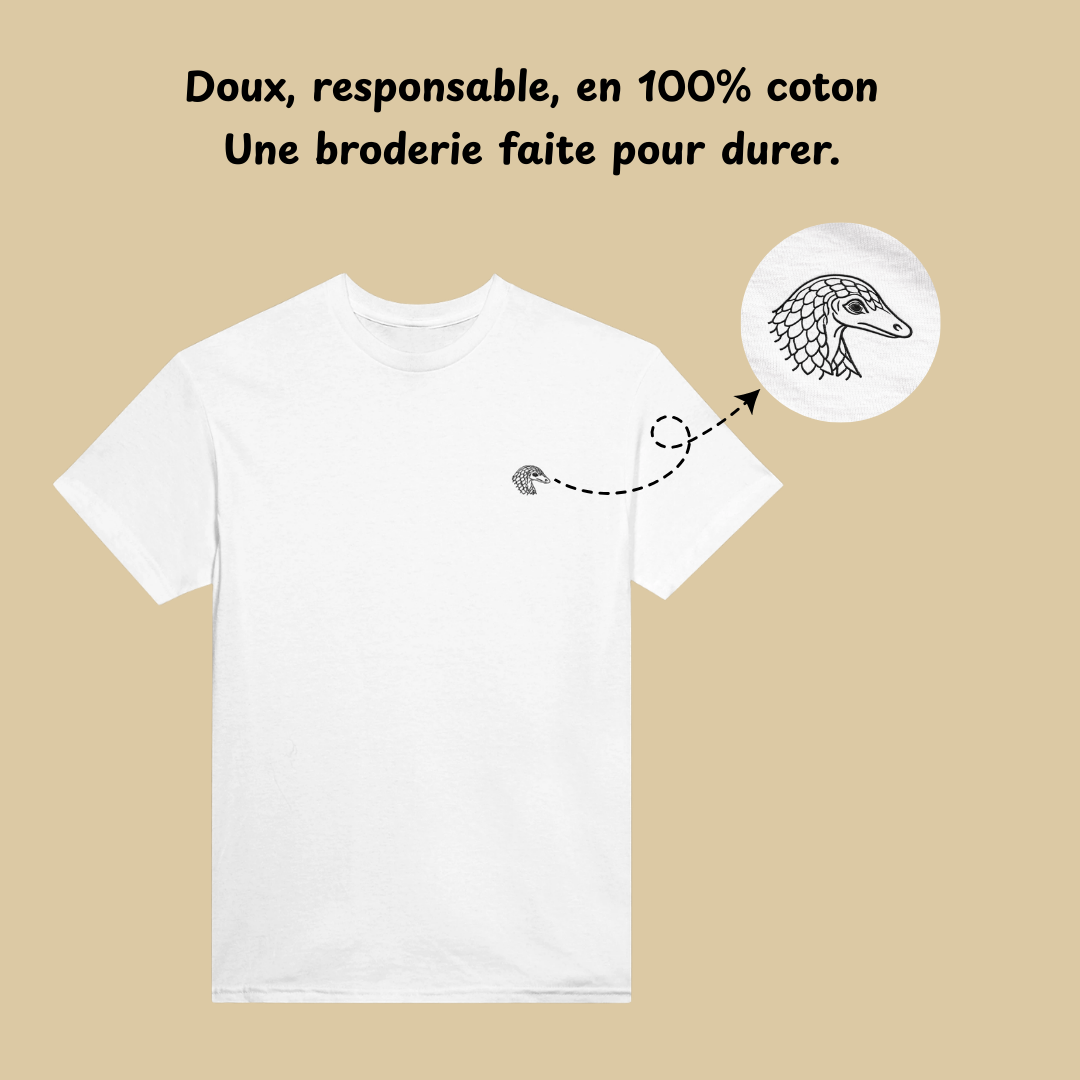 T-Shirt 'Sauve un pangolin'
