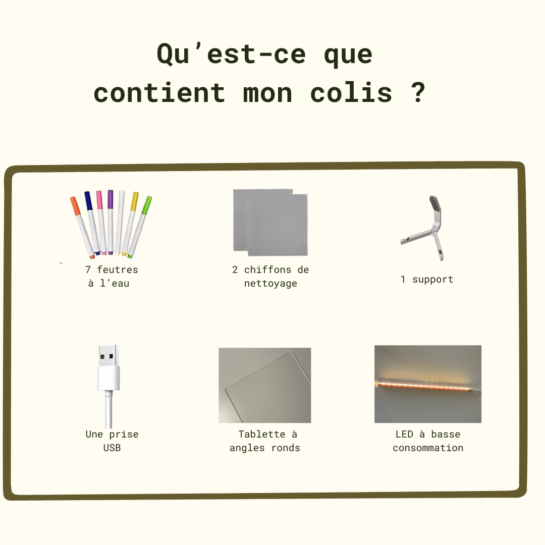 Tablette de créativité pour enfants