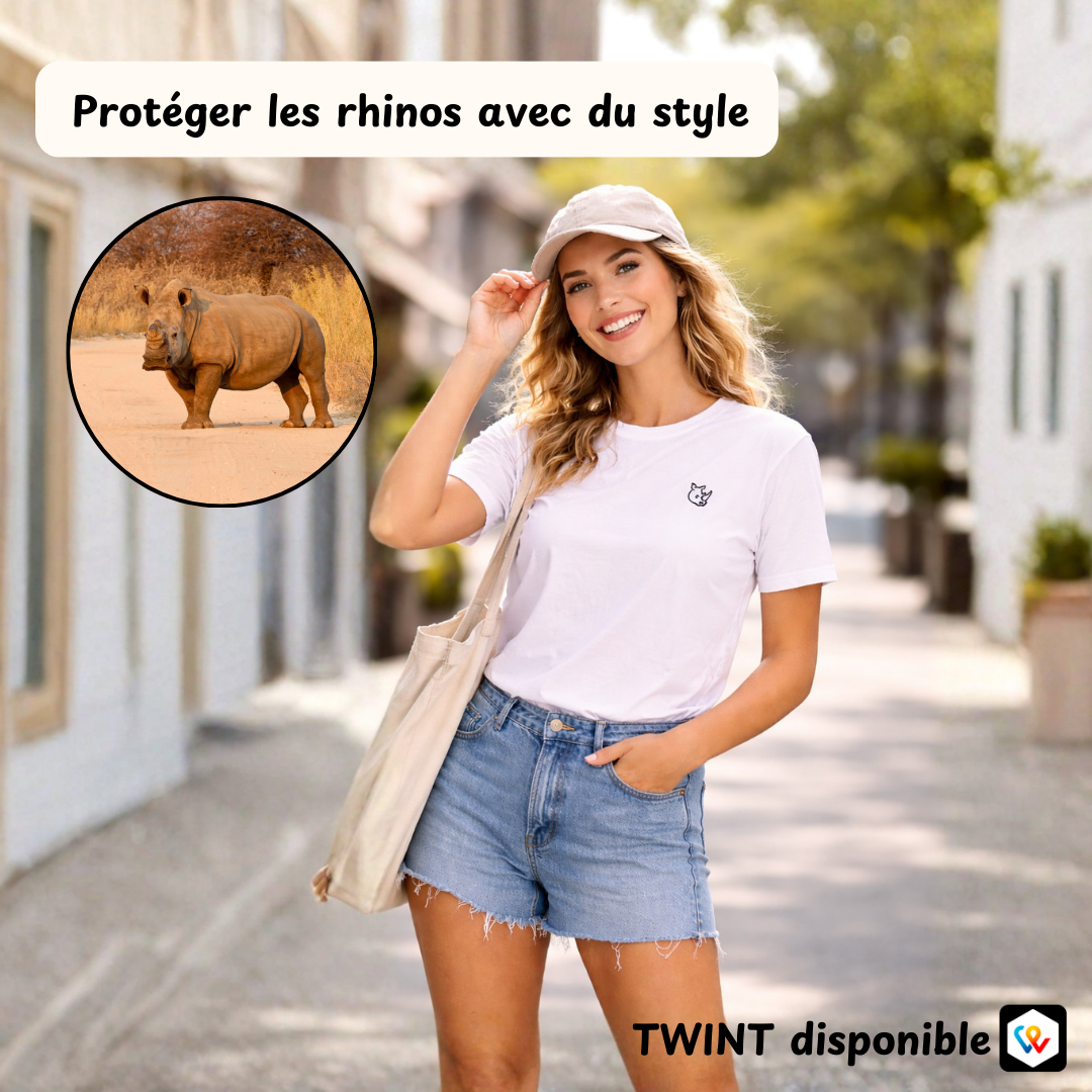 T-Shirt 'Sauve un Rhino'